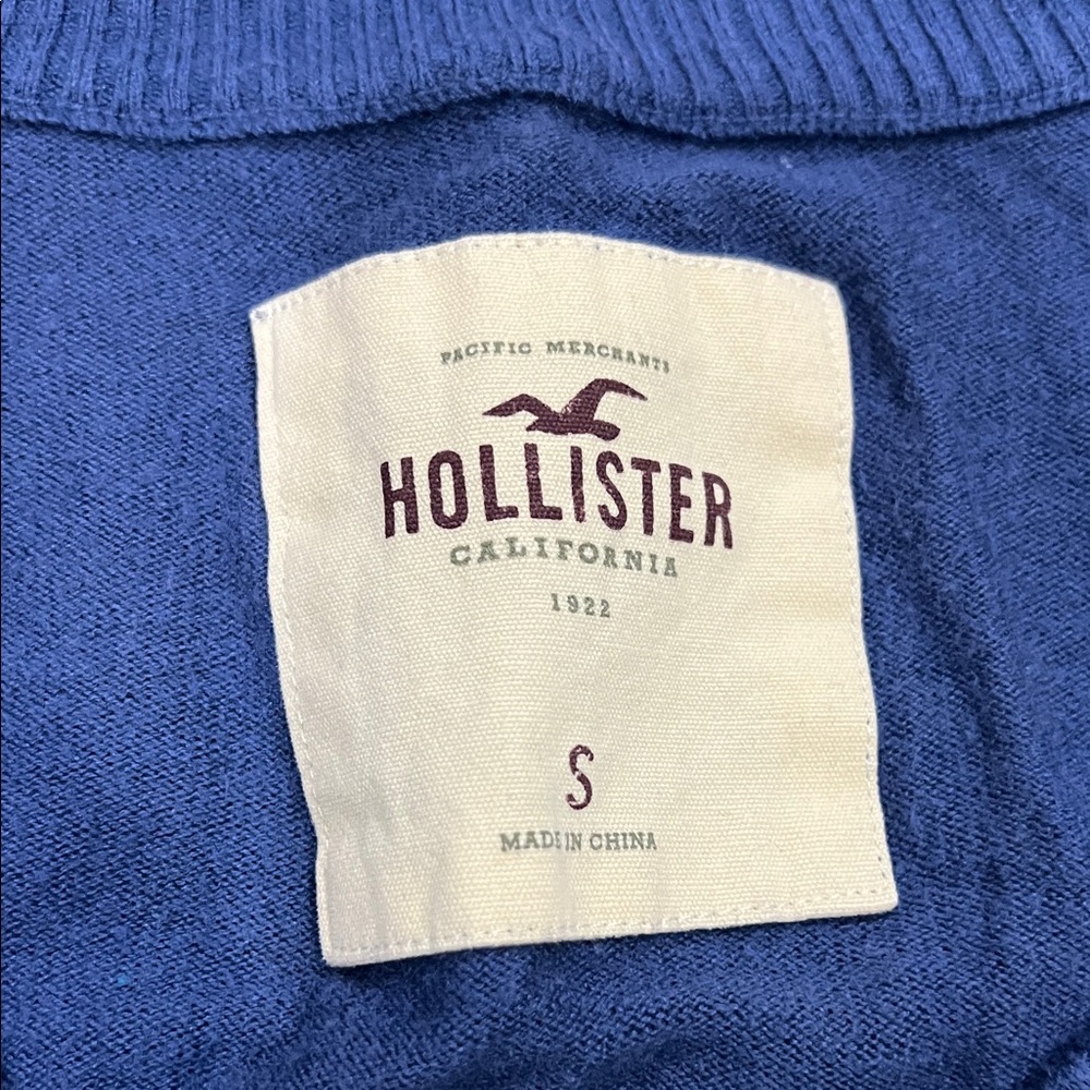 Hollister Navy Cardigan Sweater - Picture 2 of 4